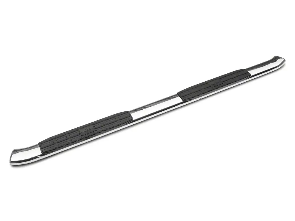 Barricade 5-Inch Oval Bent End Side Step Bars; Stainless Steel (15-22 Canyon Extended Cab) 2