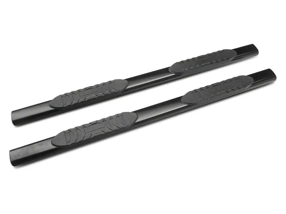 Barricade 5-Inch Black Oval Side Steps – Straight End for 2015–2022 Canyon Extended Cab