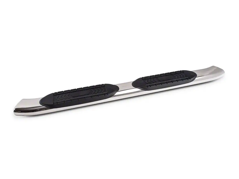Barricade 6-Inch Oval Bent End Side Step Bars; Stainless Steel (15-22 Canyon Extended Cab) 2