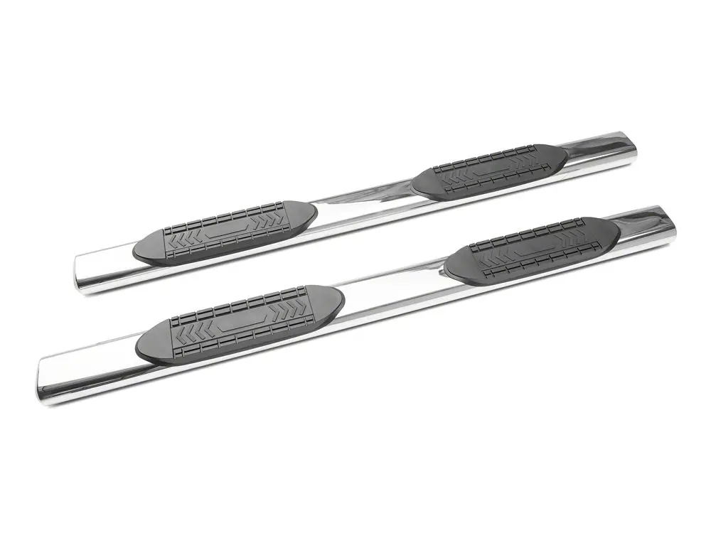 Barricade 6-Inch Stainless Steel Oval Side Steps – Straight End for 2015–2022 Canyon Extended Cab