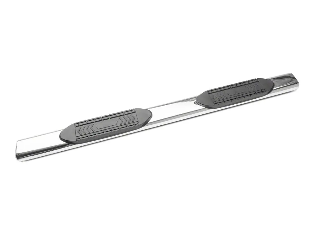 Barricade 6-Inch Oval Straight End Side Step Bars; Stainless Steel (15-22 Canyon Extended Cab) 2