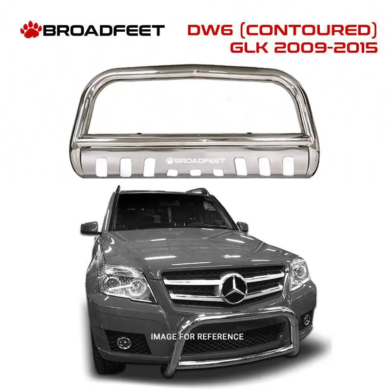 Front Bull Bar With Skid Plate (Dw6) Bumper Guard Fits Mercedes Benz Glk 2009-2015 1