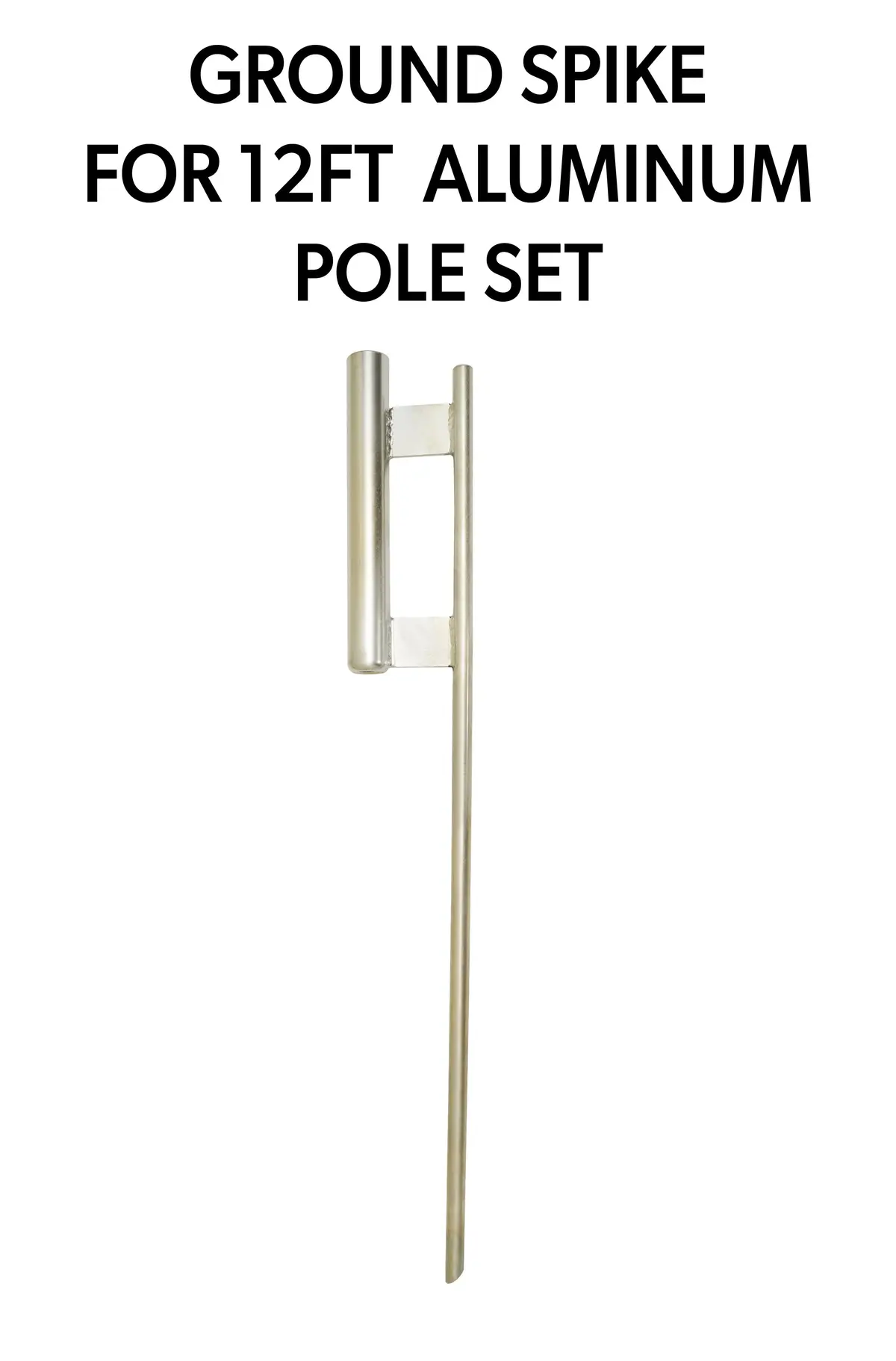 Large Feather Flag Ground Spike For 12Ft Pole Set 1