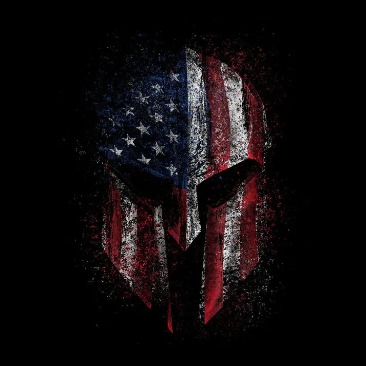 American Spartan 2.0 T-Shirt - Black 2
