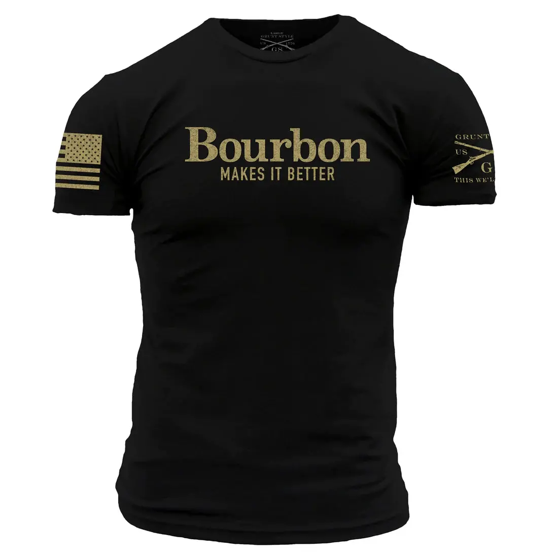 Bourbon Makes It Better Tee - Black 1