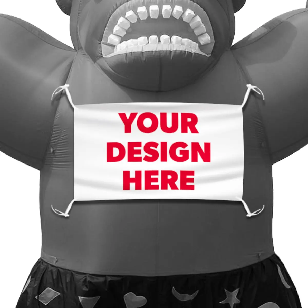 Custom Replacement Banners For Giant Inflatable Gorilla 2