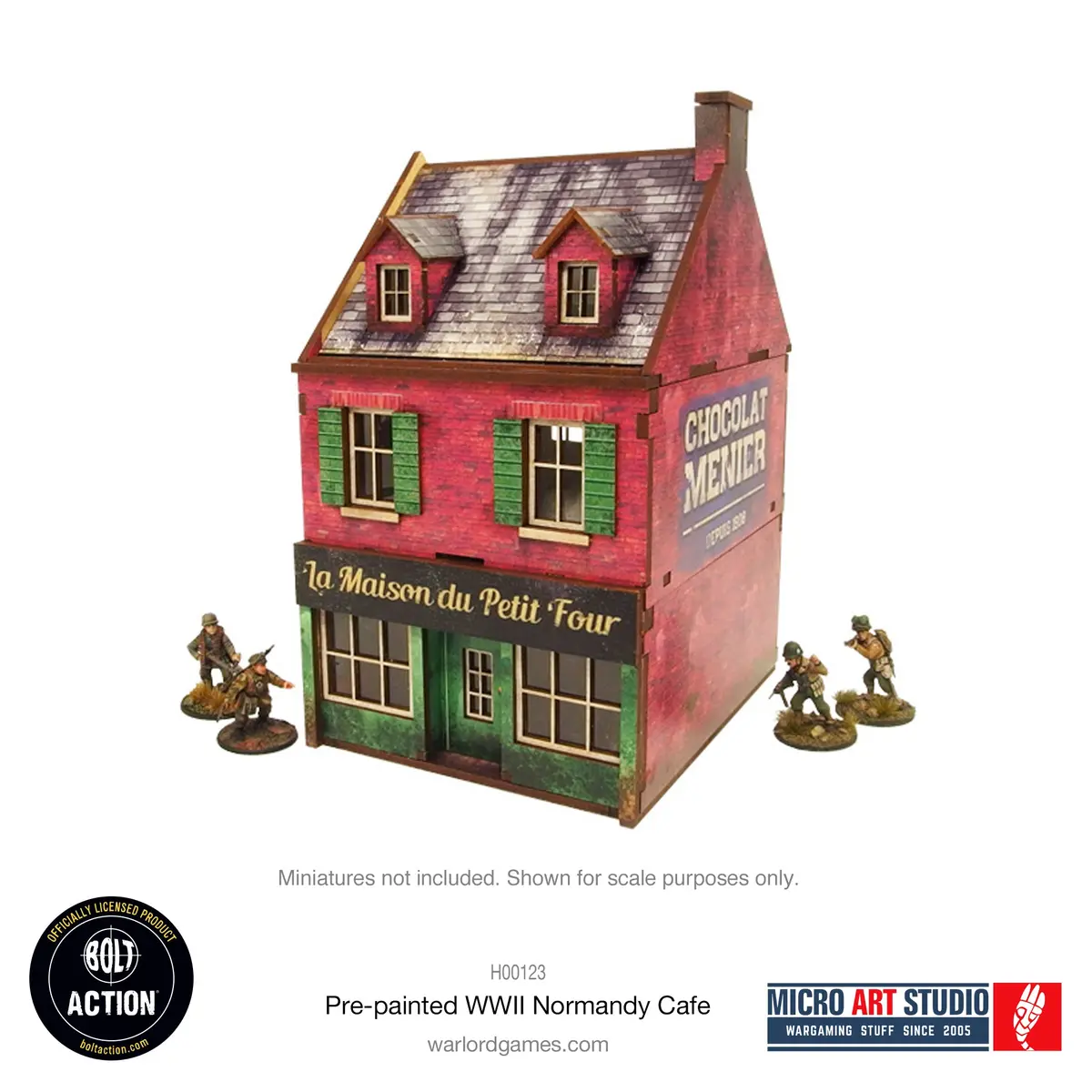 Pre-Painted Ww2 Normandy Cafe 1