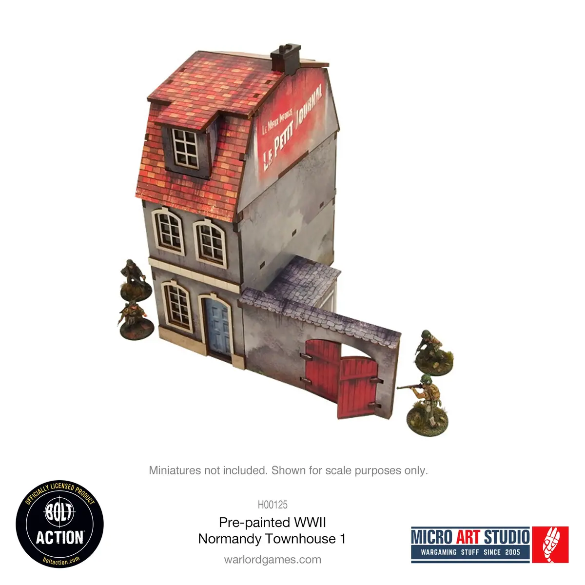 Pre-Painted Ww2 Normandy Townhouse 1 1