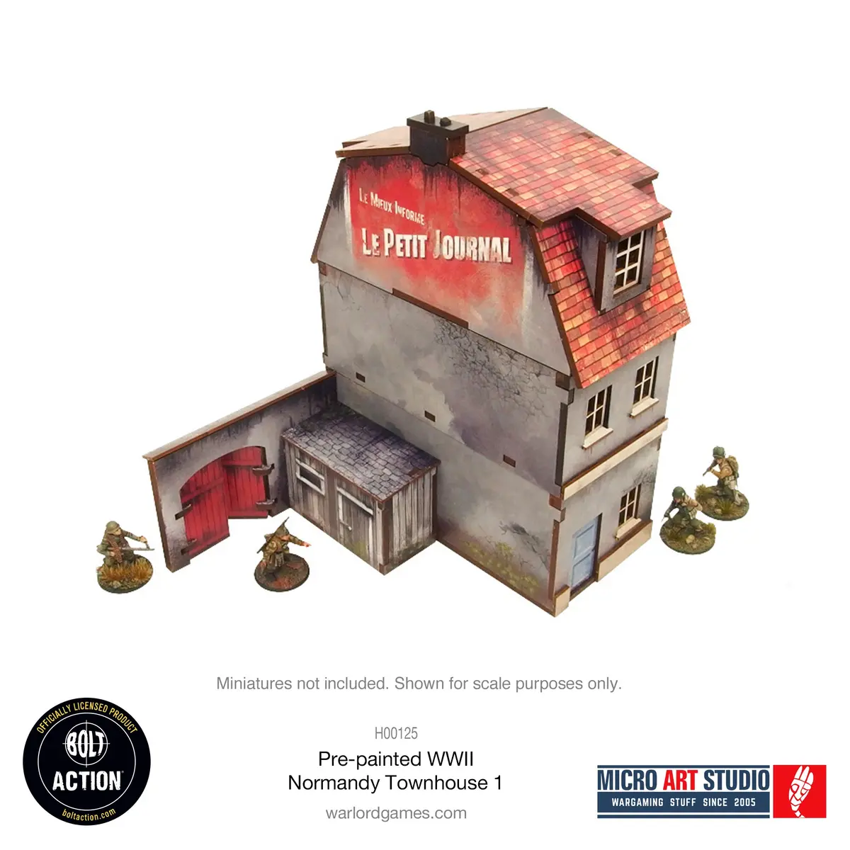 Pre-Painted Ww2 Normandy Townhouse 1 2