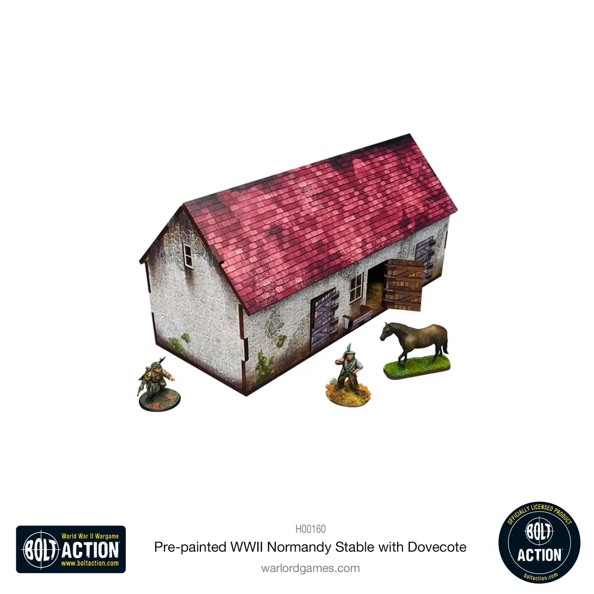 Bolt Action: Pre-Painted Wwii Normandy Stable With Dovecote 2