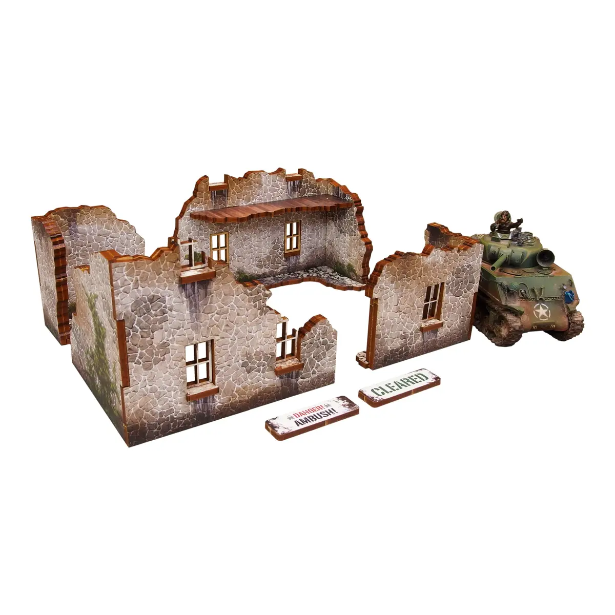 Pre-Painted Ww2 Ruin 1 1