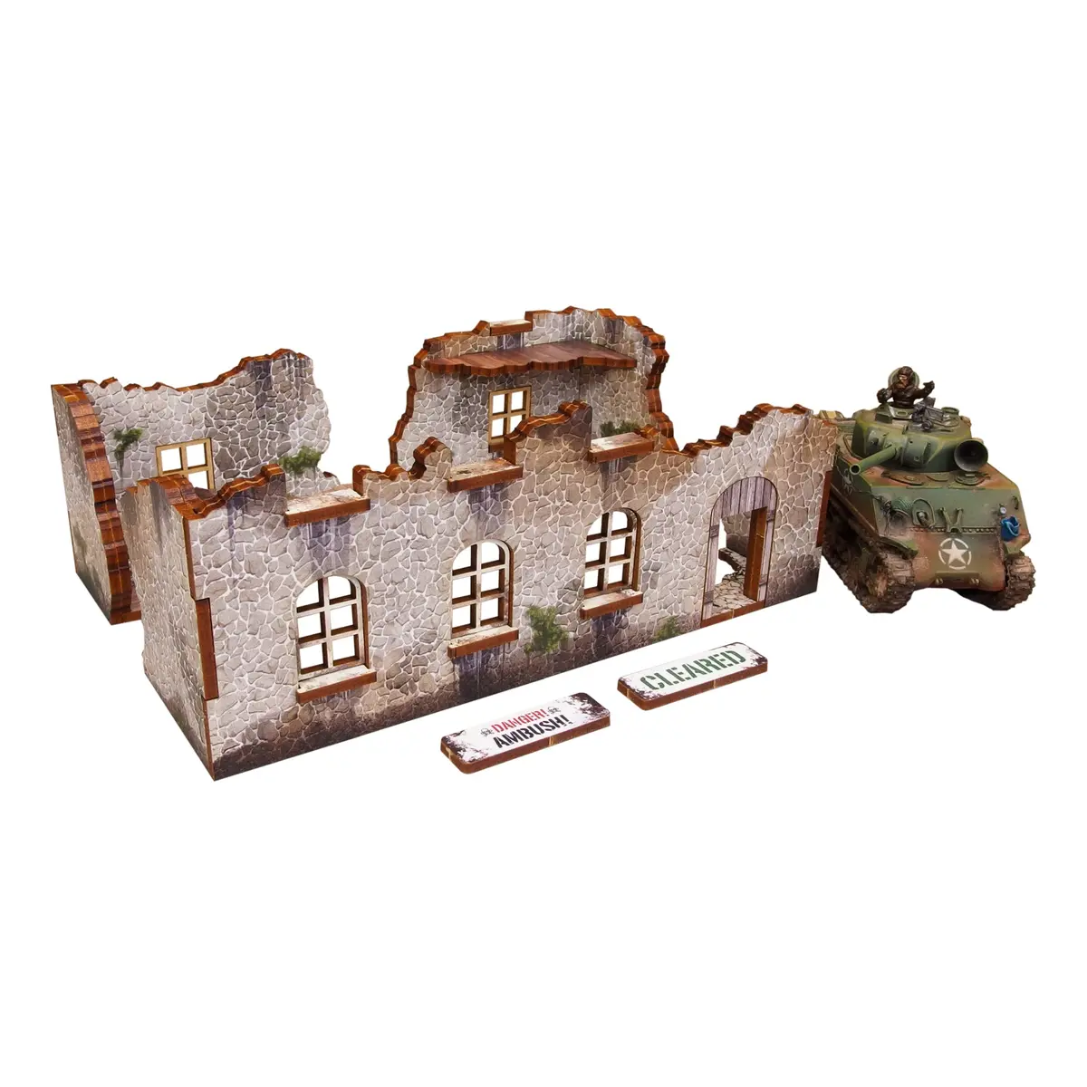 Pre-Painted Ww2 Ruin 2 1