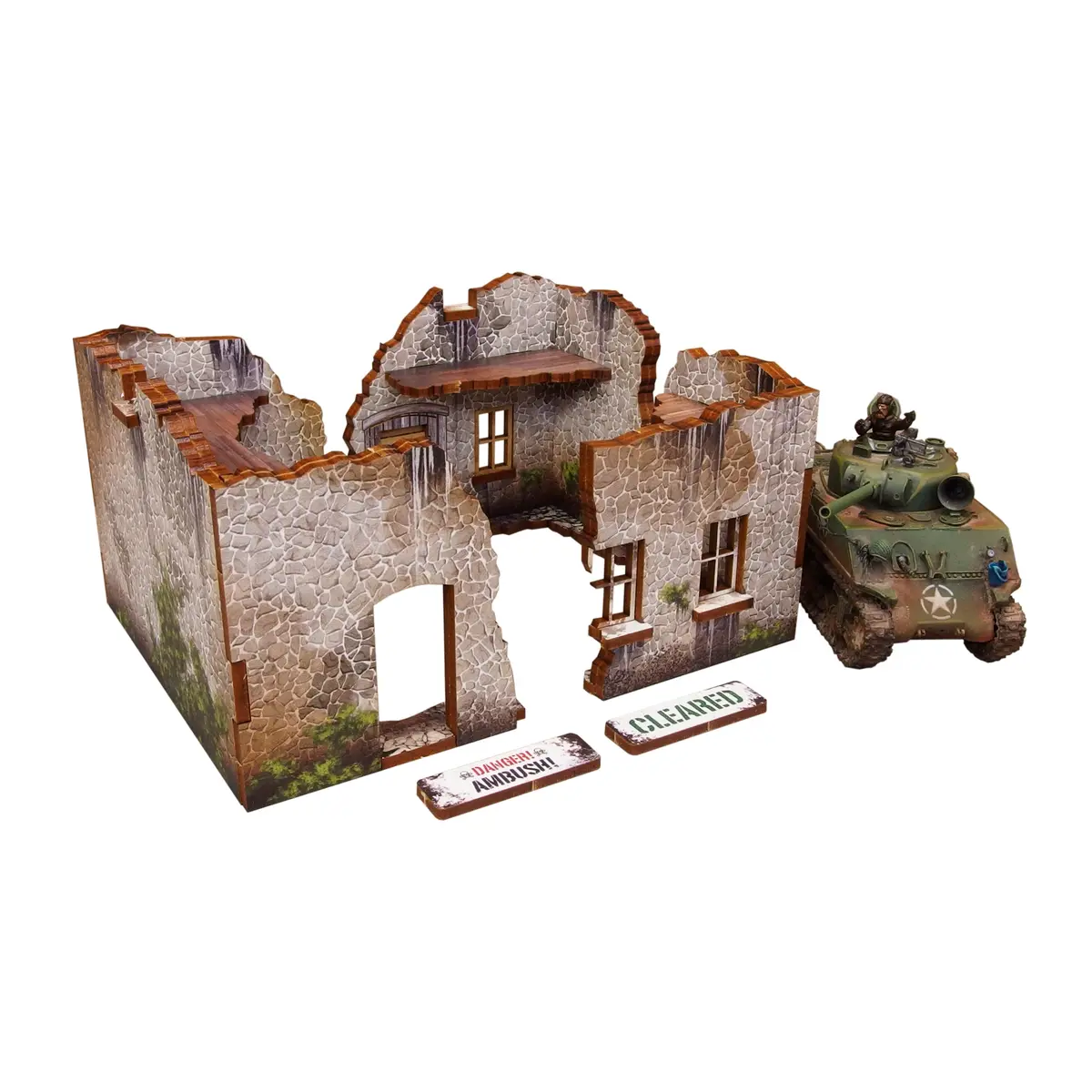 Pre-Painted Ww2 Ruin 3 1