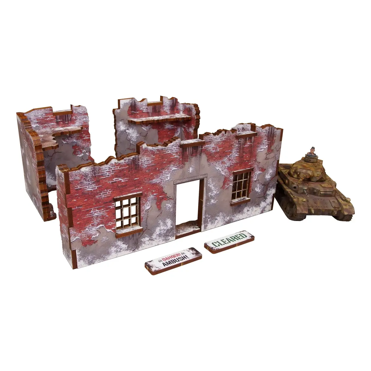 Pre-Painted Ww2 Winter Ruin 1 1