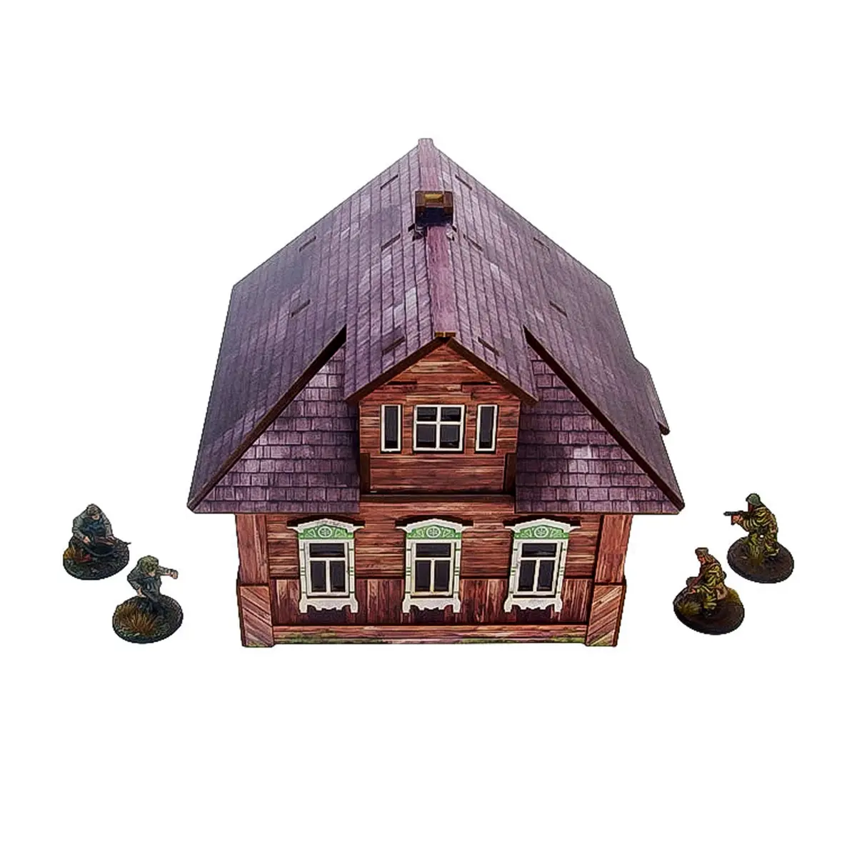 Pre-Painted Ww2 Ostfront Village Forester's Dacha 2