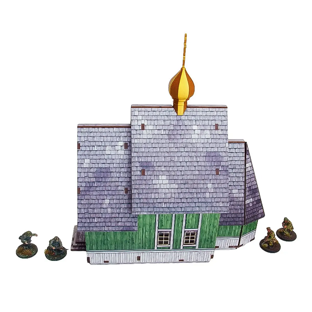 Pre-Painted Ww2 Ostfront Village Tserkov 2