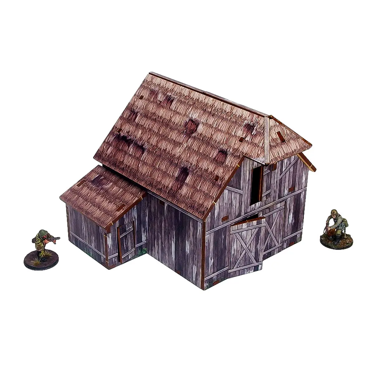 Pre-Painted Ww2 Ostfront Village Barn 1
