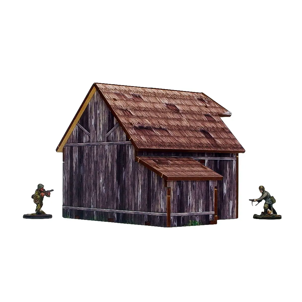 Pre-Painted Ww2 Ostfront Village Barn 2