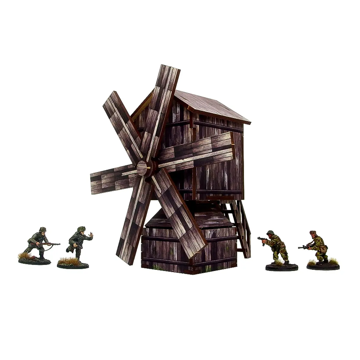 Pre-Painted Ww2 Ostfront Village Windmill 1