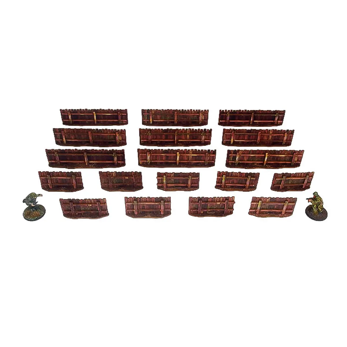 Pre-Painted Ww2 Ostfront Village Low Fence 2