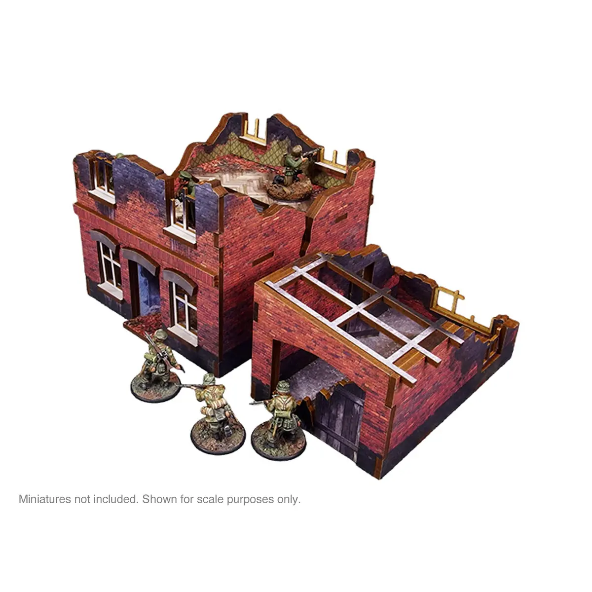 Pre-Painted Ww2 Ostfront Stalingrad Small House (With Garage) 1