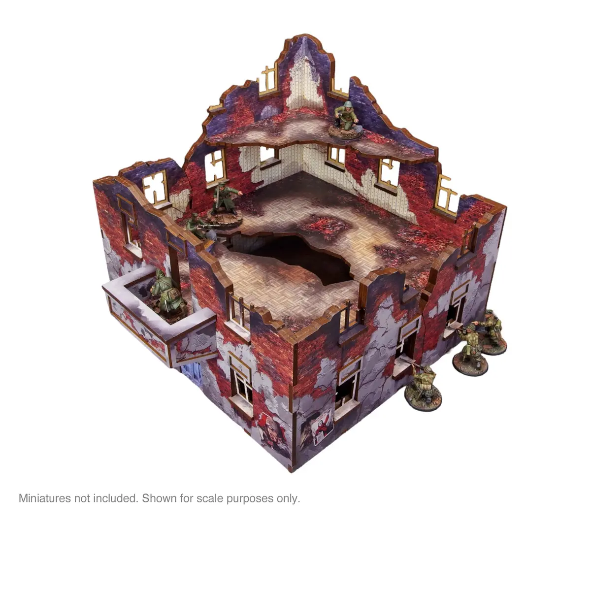 Pre-Painted Ww2 Ostfront Apartment Block Bundle 1