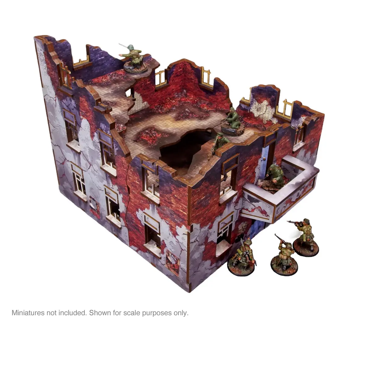 Pre-Painted Ww2 Ostfront Apartment Block Bundle 2