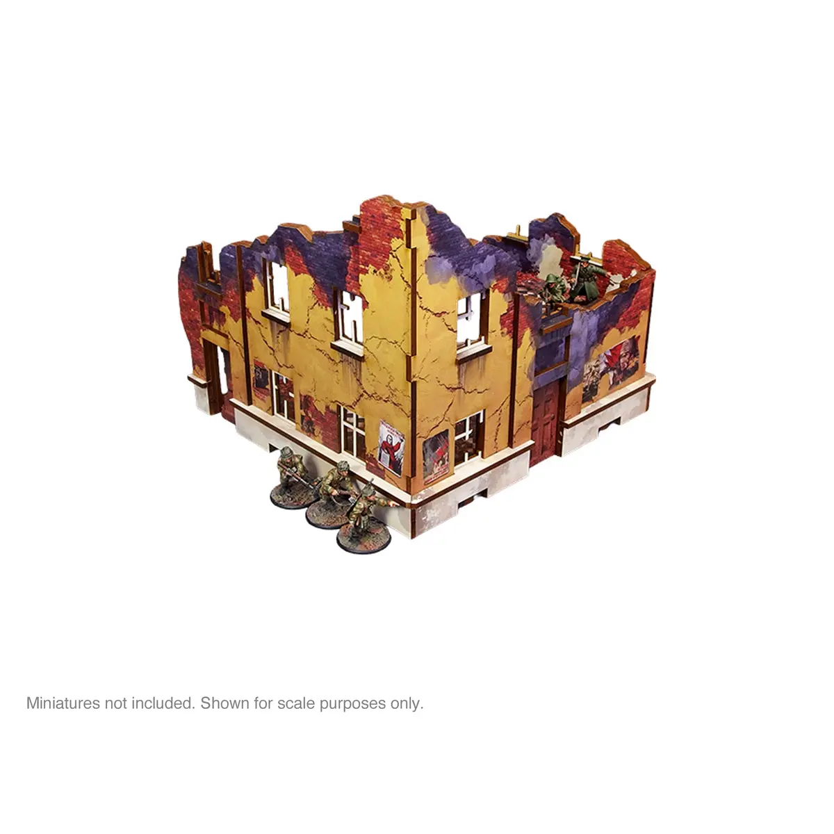 Pre-Painted Ww2 Ostfront Stalingrad School Right (With 3Rd Floor) 1