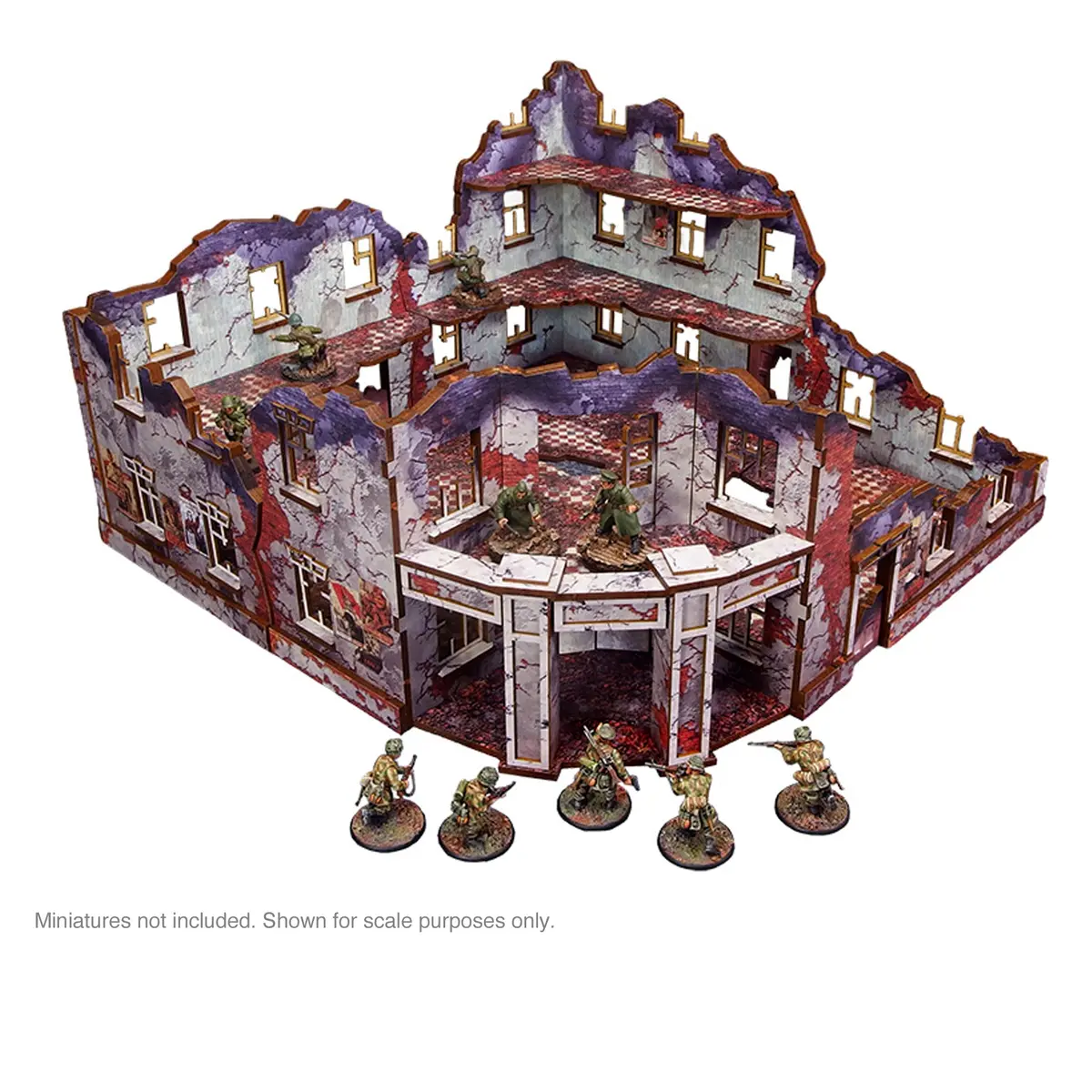 Pre-Painted Ww2 Ostfront Stalingrad Univermag Bundle 1