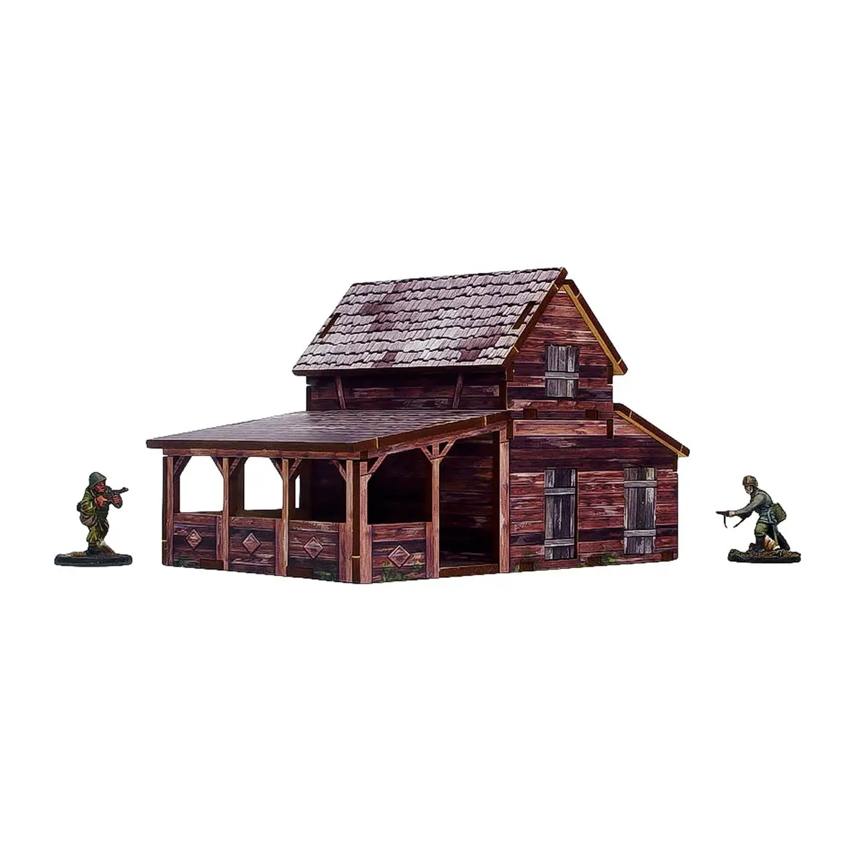 Pre-Painted Ww2 Ostfront Village Workshop 1