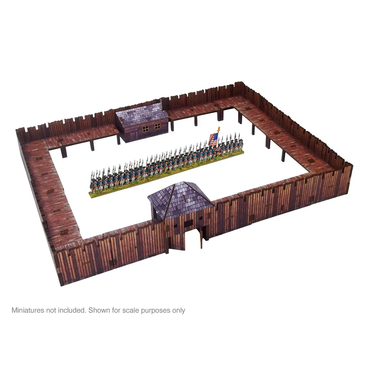 Pre-Painted American Fort (Epic Battles Scale) 1