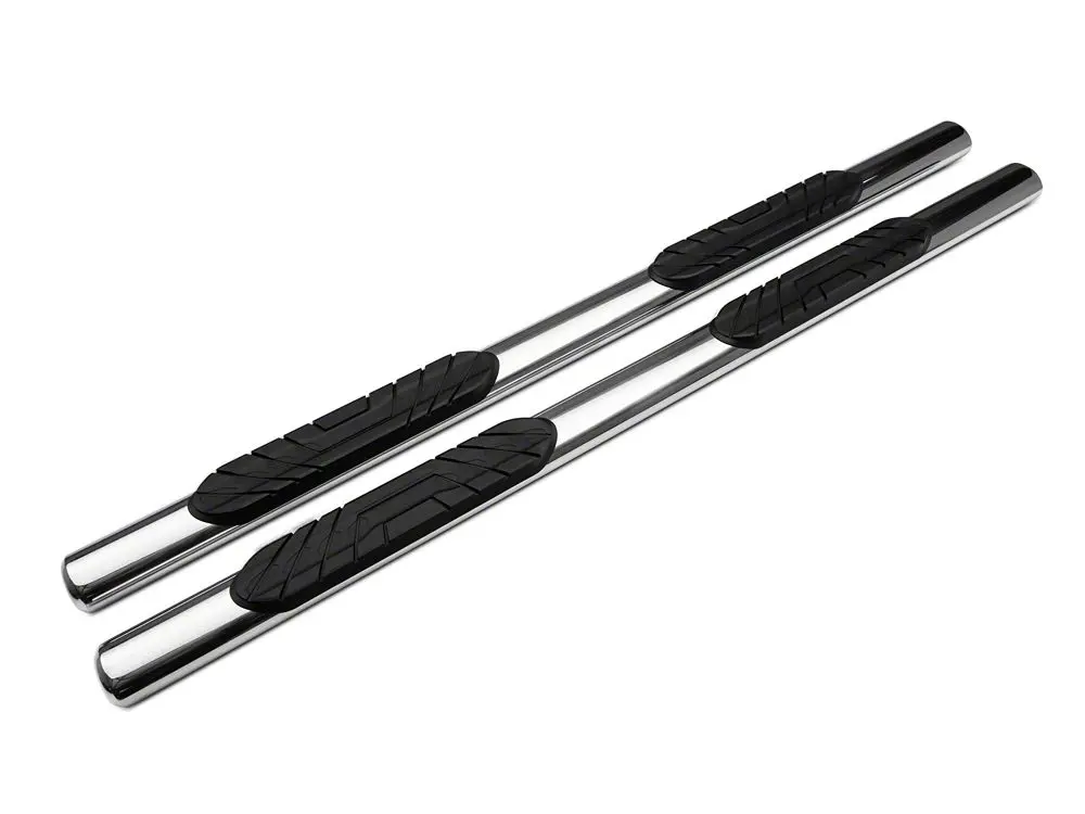 Barricade 4-Inch Oval Stainless Steel Side Steps – Rocker-Mount Fit for 2007–2014 Sierra 2500 HD Extended Cab
