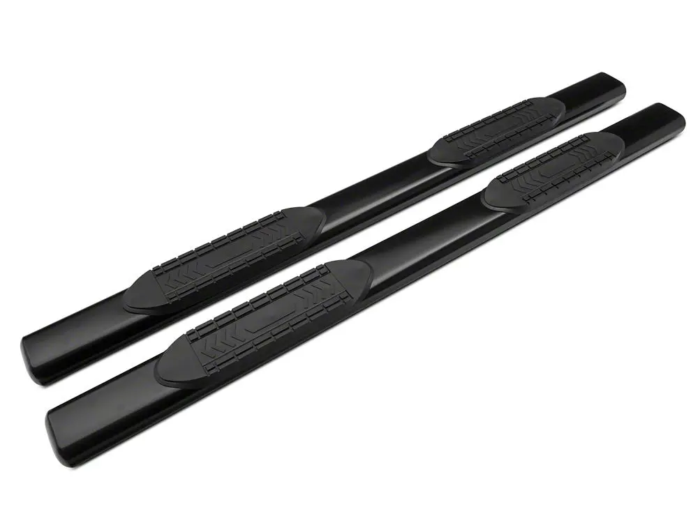 Barricade 6-Inch Oval Black Side Steps – Rocker-Mounted for 2007–2019 GMC Sierra 2500 HD Crew Cab