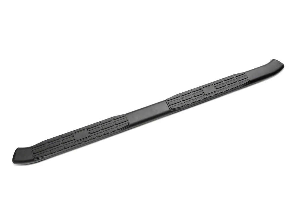 Barricade 5-Inch Oval Bent End Side Step Bars; Black (20-25 Sierra 2500 Hd Double Cab) 2
