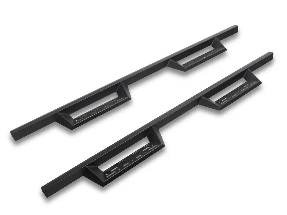 Barricade Canyon Drop Steps; Textured Black (07-19 Sierra 2500 Hd Crew Cab) 2