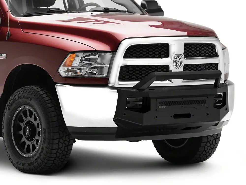 Barricade HD Stubby Front Bumper with Winch Mount for 2013–2018 Ram 2500
