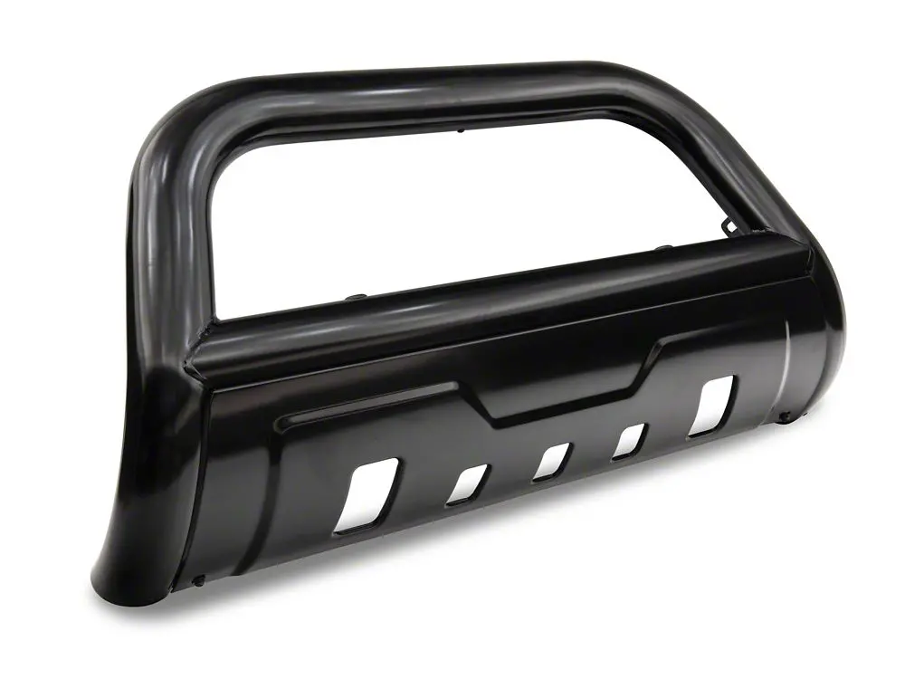Barricade 3.5-Inch Black Oval Bull Bar with Skid Plate for 2010–2018 Ram 2500