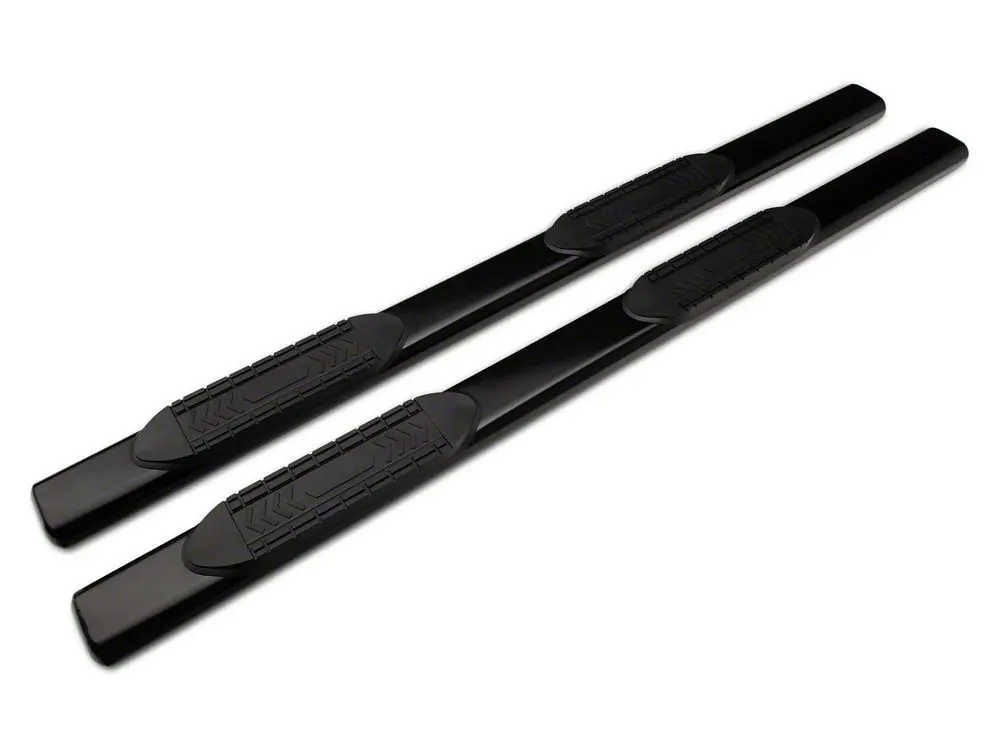 Barricade 6-Inch Oval Straight End Side Step Bars; Black (10-24 Ram 2500 Mega Cab) 2