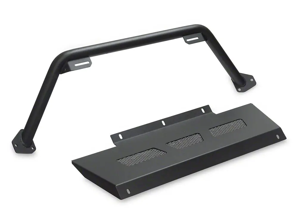 Barricade Skid Plate & Overrider Hoop Kit for HD4 Tubular Front Bumper with Winch Tray – Ram 2500 (2019–2026)