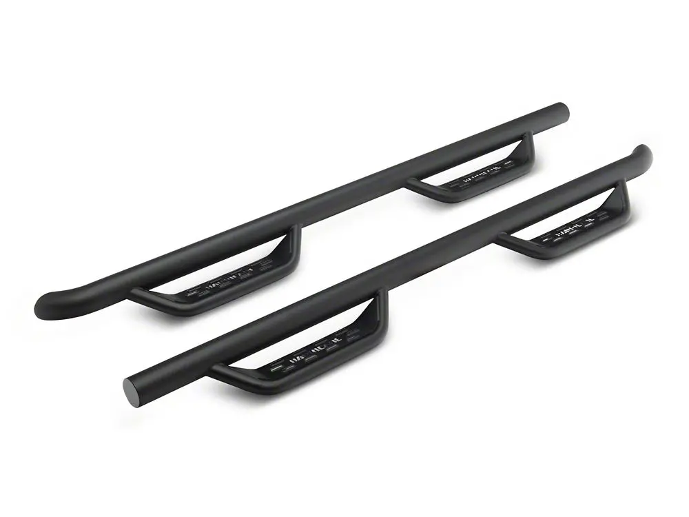 Barricade Tubular Drop Steps with Textured Black Finish for 2020–2025 Silverado 2500 HD Double Cab