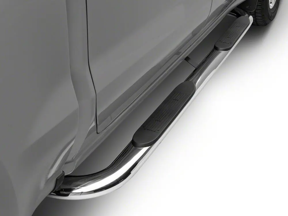 Barricade 4-Inch Stainless Steel Oval Bent-End Side Steps for 2020–2025 Silverado 2500 HD Crew Cab