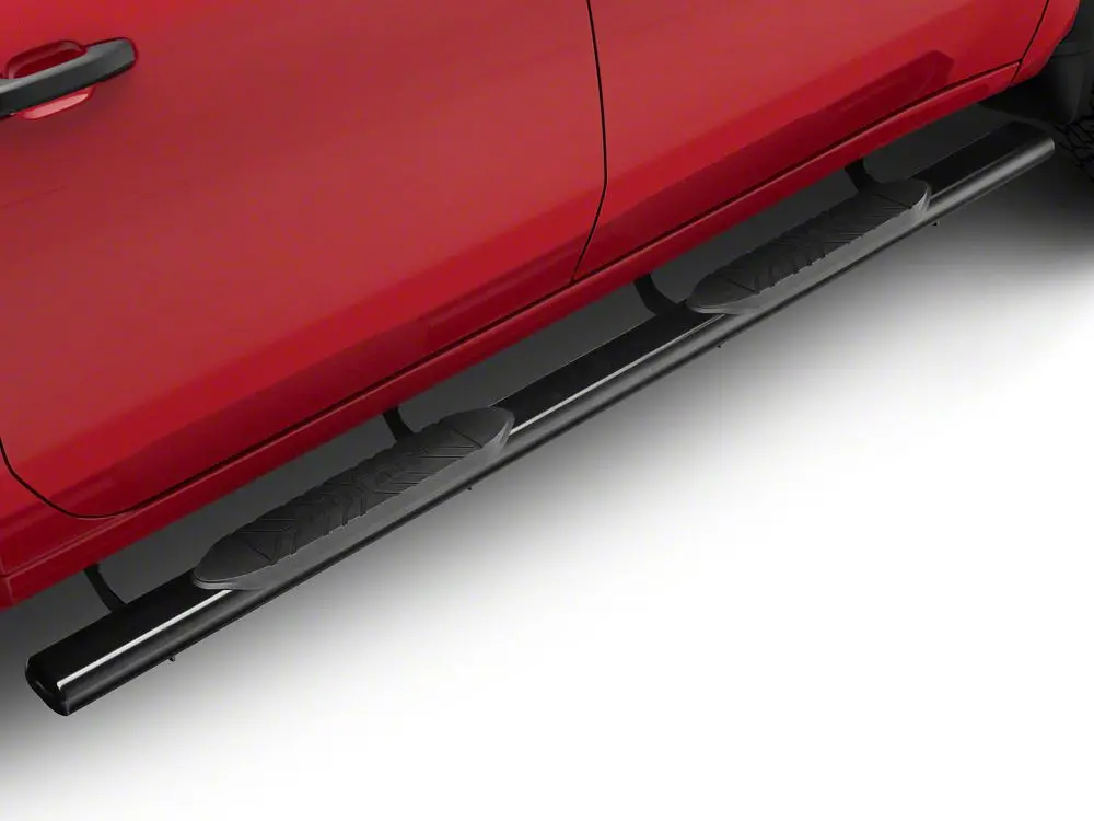 Barricade 5-Inch Black Oval Side Steps for 2020–2025 Silverado 2500 HD Crew Cab