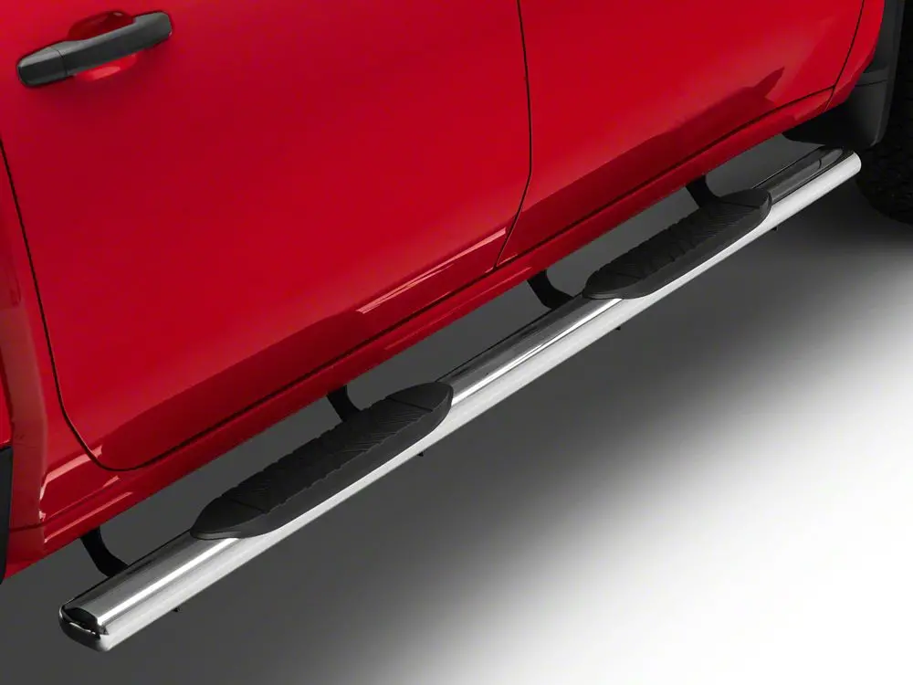 Barricade E-Series 5-Inch Stainless Steel Oval Straight Side Steps for 2020–2025 Silverado 2500 HD Crew Cab
