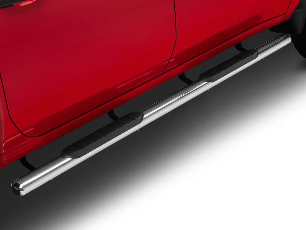 Barricade E-Series Stainless Steel Oval Straight Side Steps for 2020–2025 Silverado 2500 HD Crew Cab