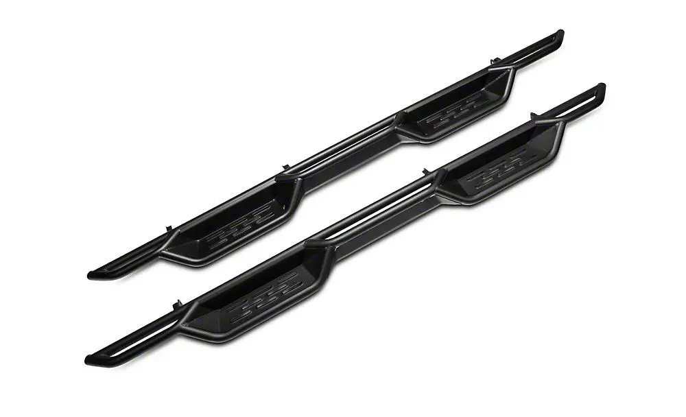 Barricade NB1 Textured Black Running Boards for 2020–2025 Chevrolet Silverado 2500 HD Double Cab
