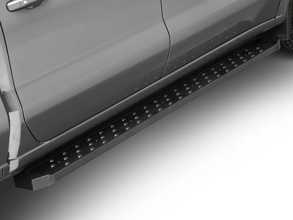 Barricade Rattler Black Running Boards for 2020–2025 Chevrolet Silverado 2500 HD Crew Cab