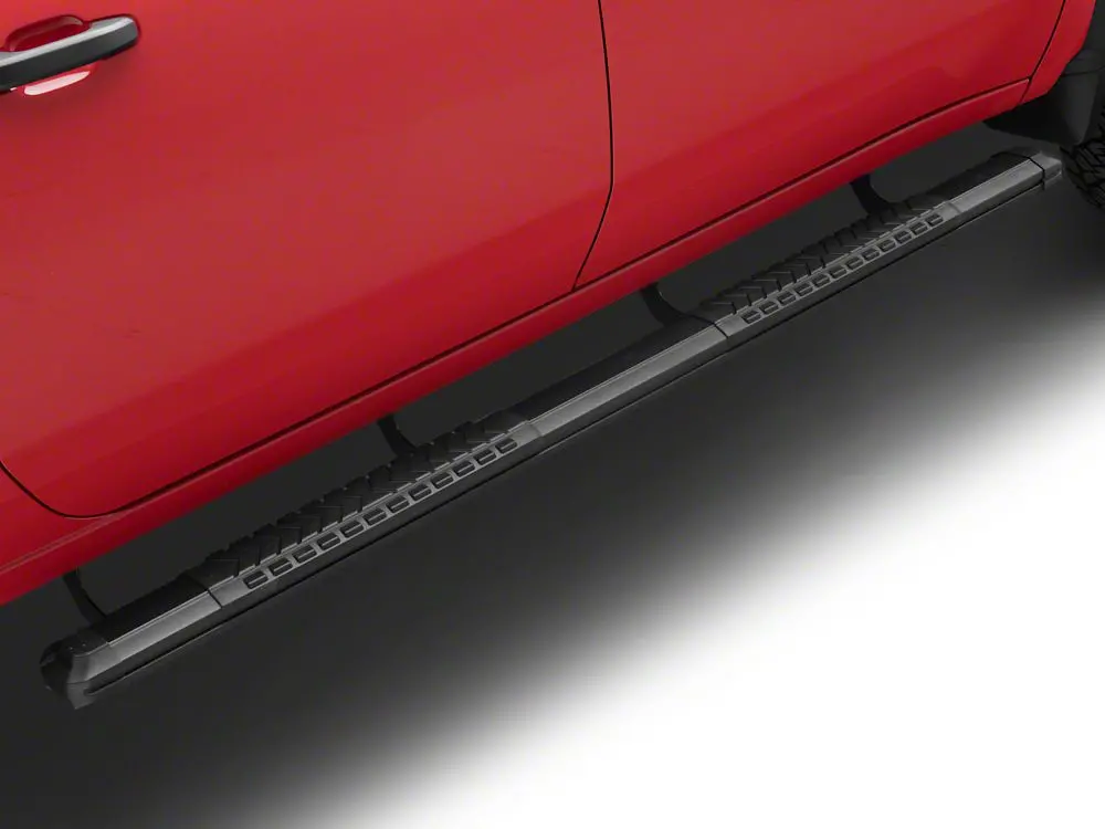 Barricade Saber 5-Inch Aluminum Side Steps with Black Cover Plates – 2020–2025 Silverado 2500 HD Crew Cab