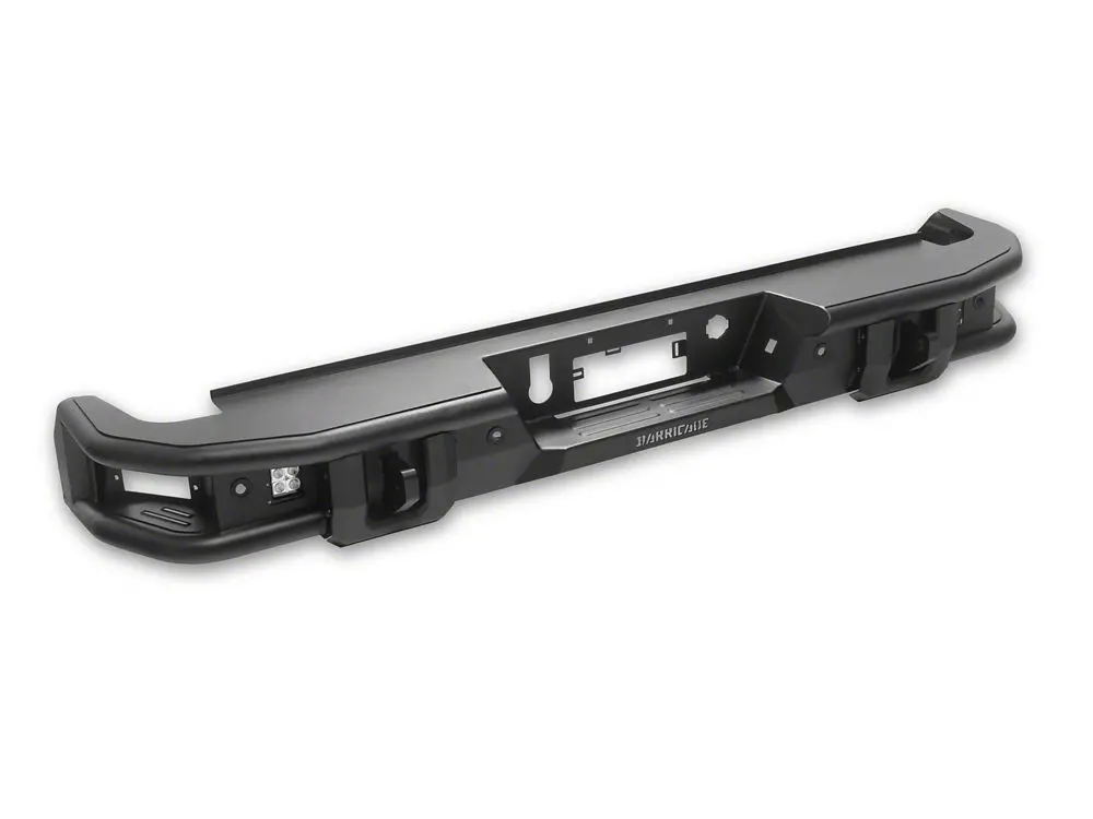 Barricade Hd4 Tubular Rear Bumper With Led Fog Lights (20-26 Silverado 3500 Hd) 2