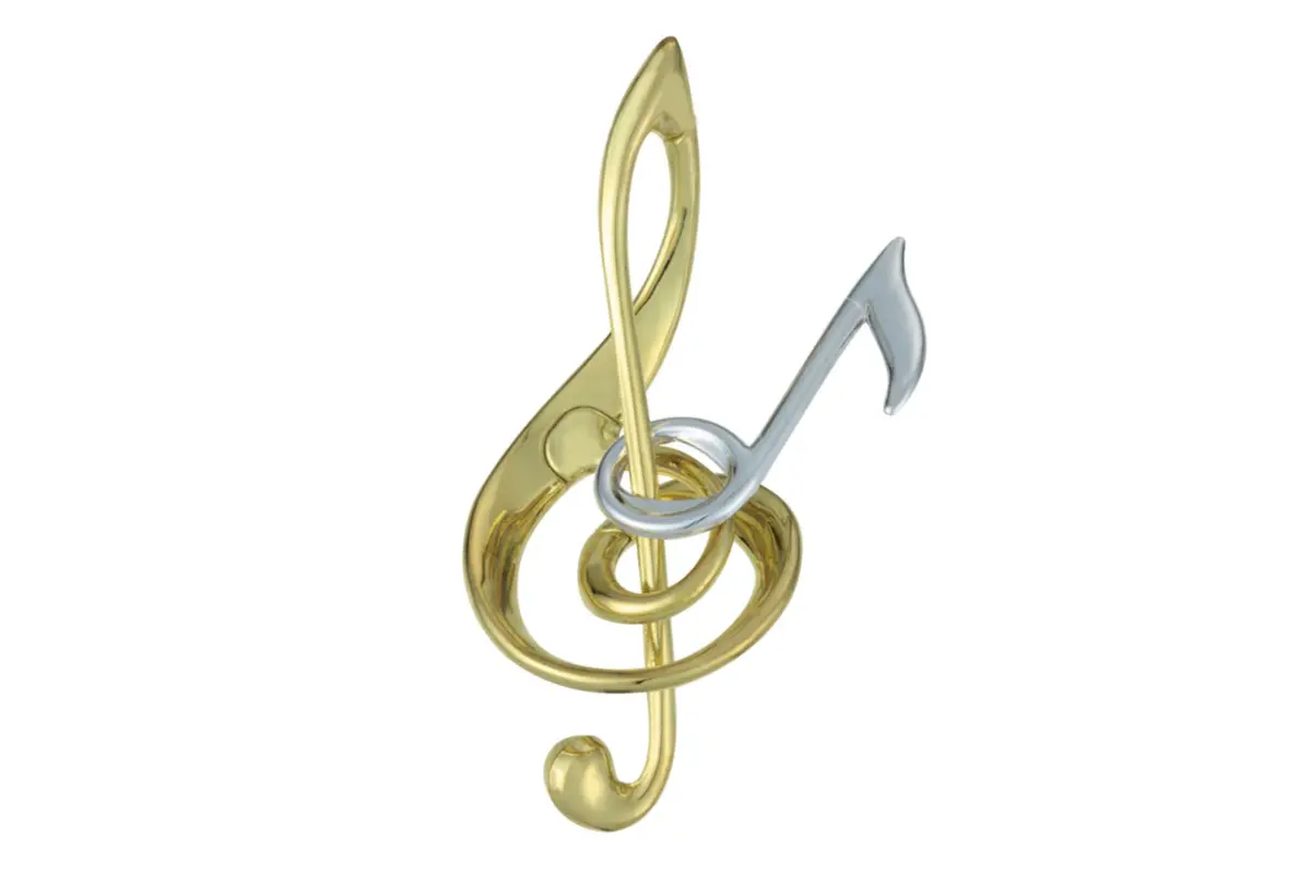 Harmony Metal Puzzle - Hanayama Level 2 Puzzle 1