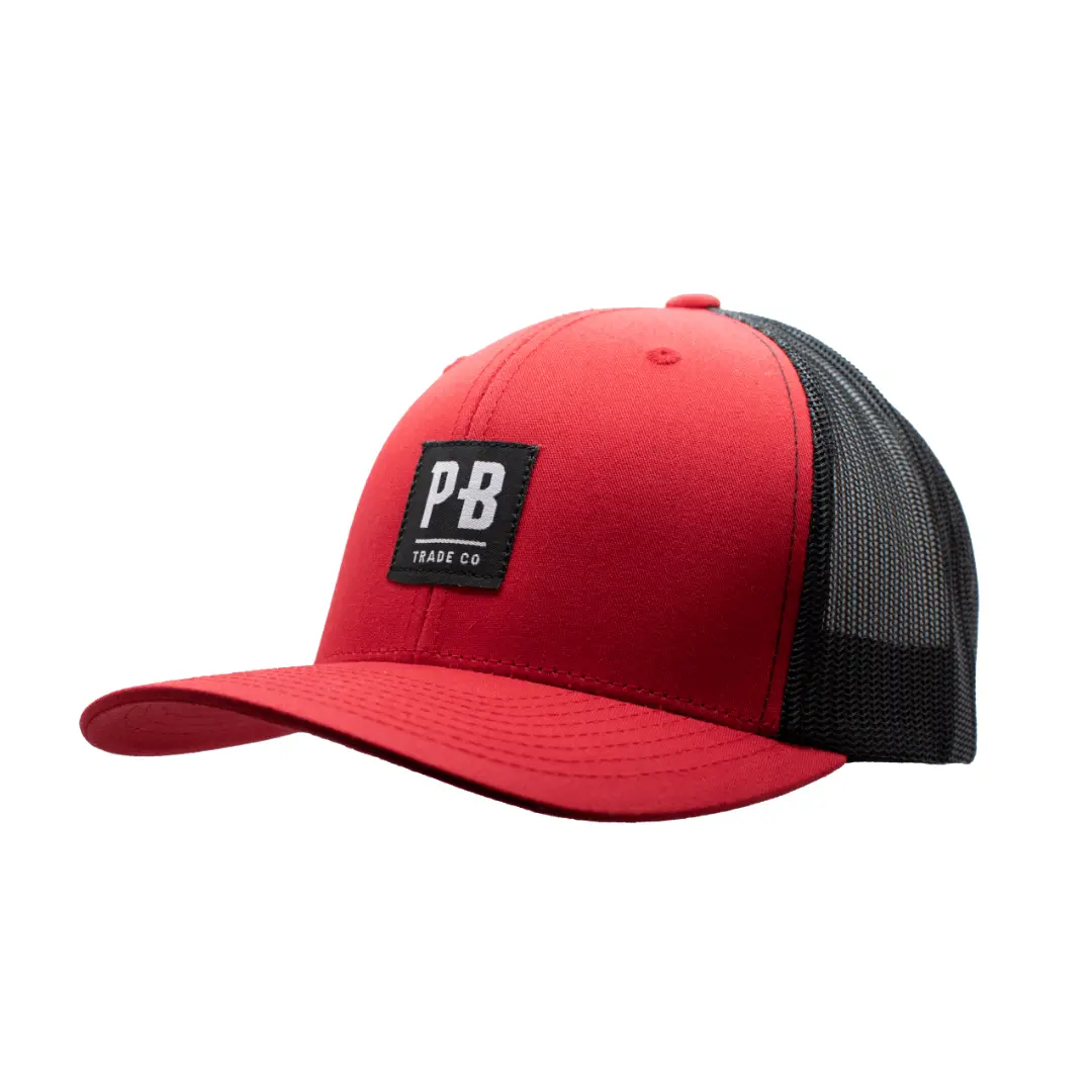 Pb Stadium Cruved Brim - Red/Black 1